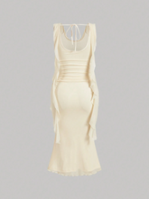 Ruffle Trim Dress